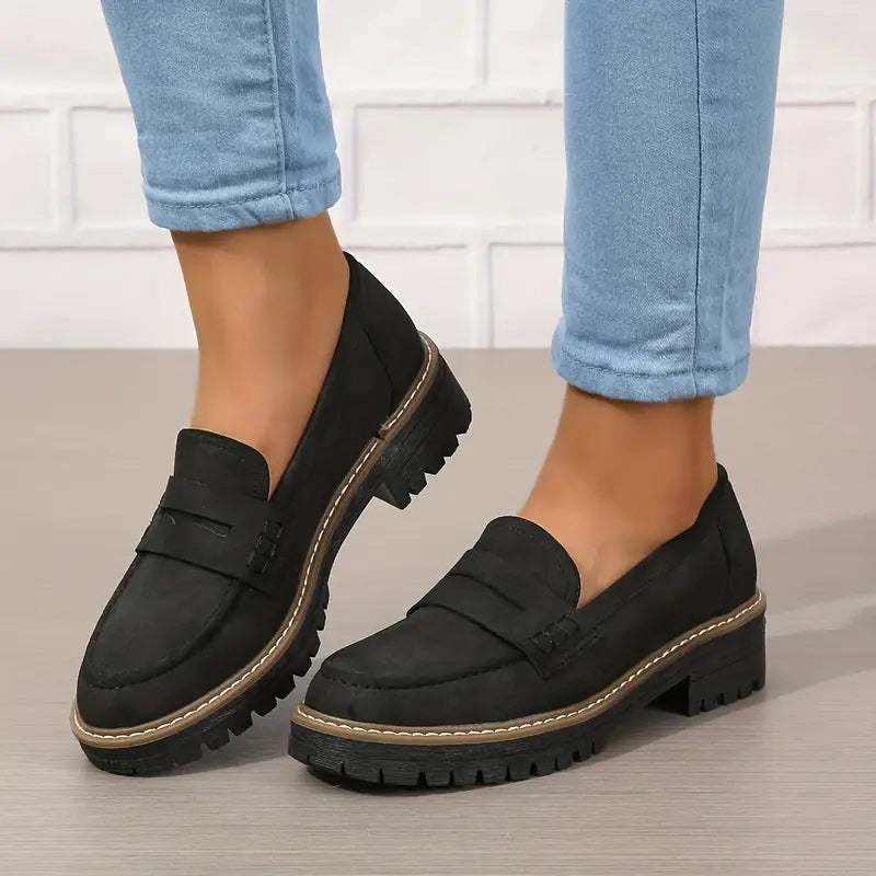Women’s Loafers with Slip-On Design and Non-Slip Sole