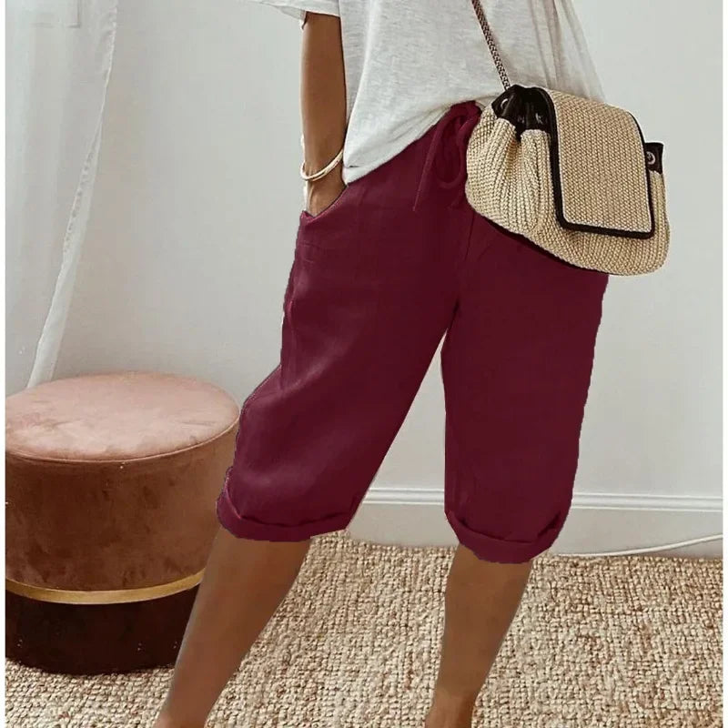 Women’s Shorts Pants with Side Pockets
