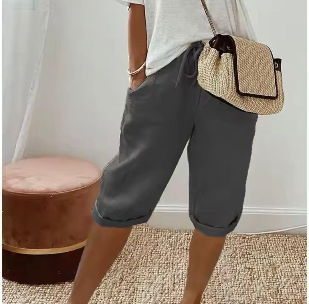 Women’s Shorts Pants with Side Pockets