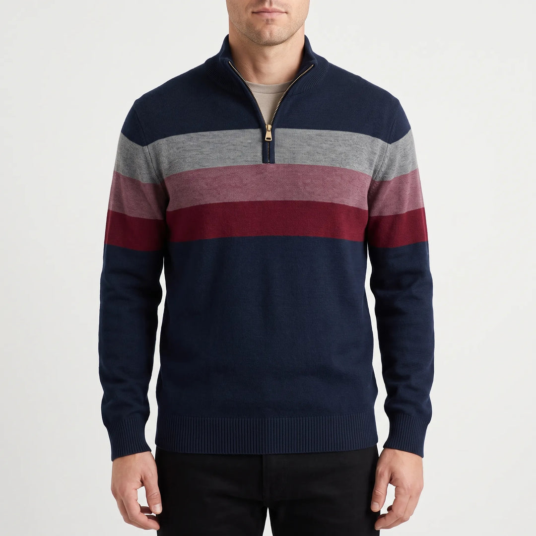ZipKnit - Quarter Zip Knit Jumper