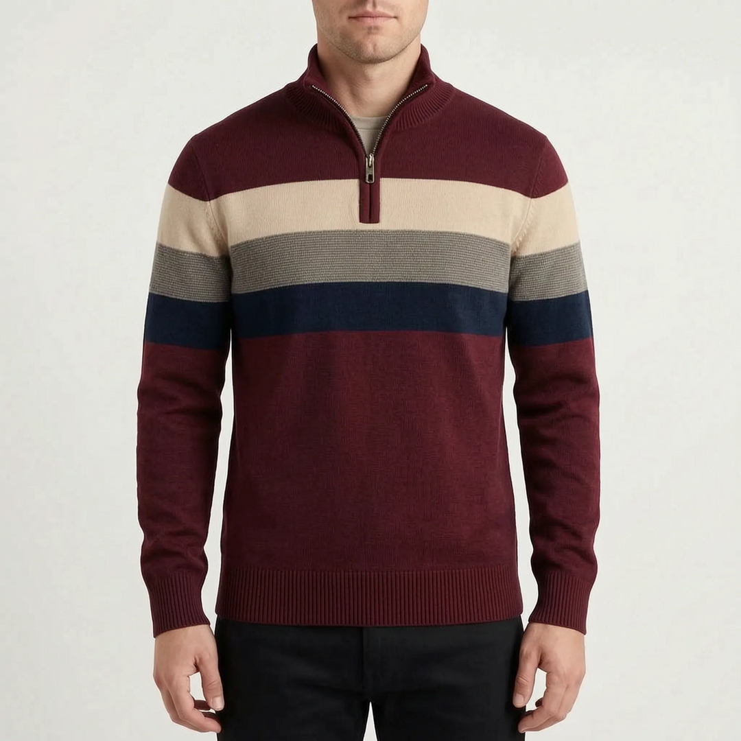ZipKnit - Quarter Zip Knit Jumper