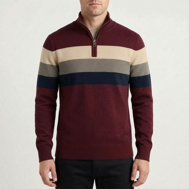 ZipKnit - Quarter Zip Knit Jumper