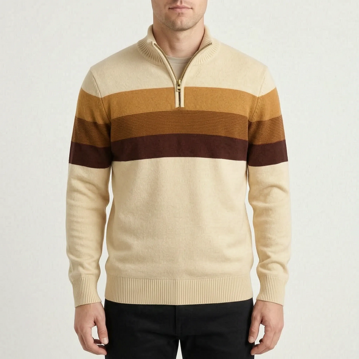 ZipKnit - Quarter Zip Knit Jumper