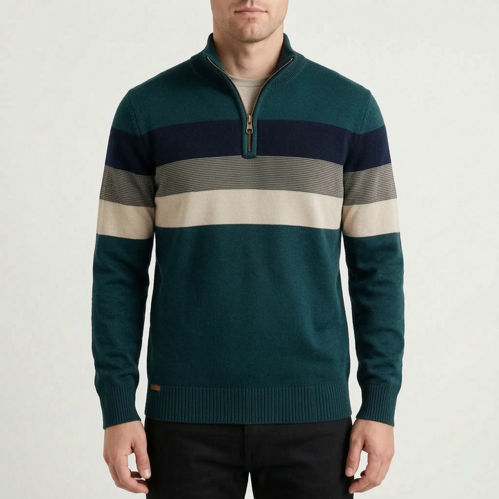 ZipKnit - Quarter Zip Knit Jumper