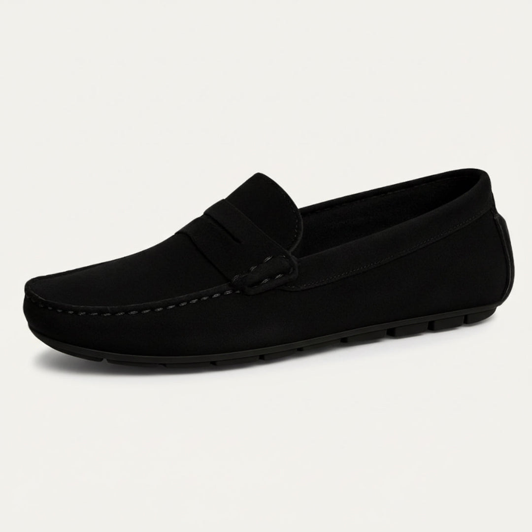 Men’s Loafers with Slip‑On Design and Insole Details