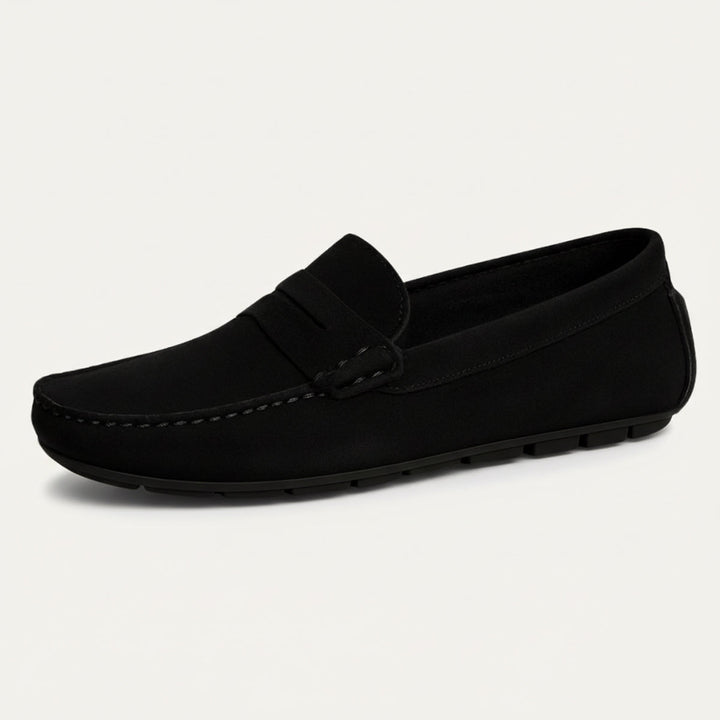 Men’s Loafers with Slip‑On Design and Insole Details