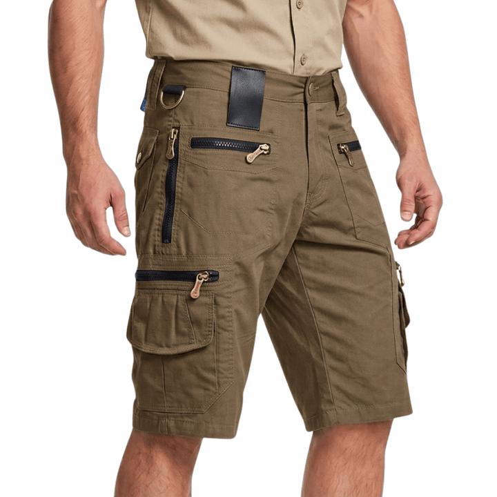 Breathable Cotton Cargo Shorts