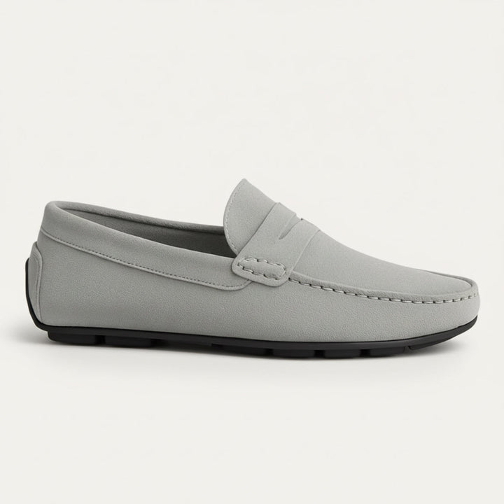 Men’s Loafers with Slip‑On Design and Insole Details
